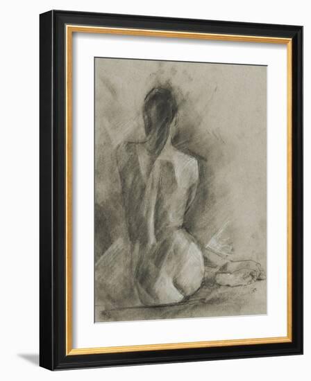 Charcoal Figure Study I-Ethan Harper-Framed Art Print