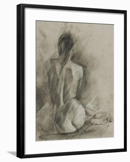 Charcoal Figure Study I-Ethan Harper-Framed Art Print