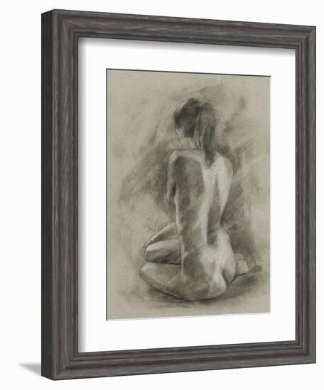 Charcoal Figure Study II-Ethan Harper-Framed Art Print