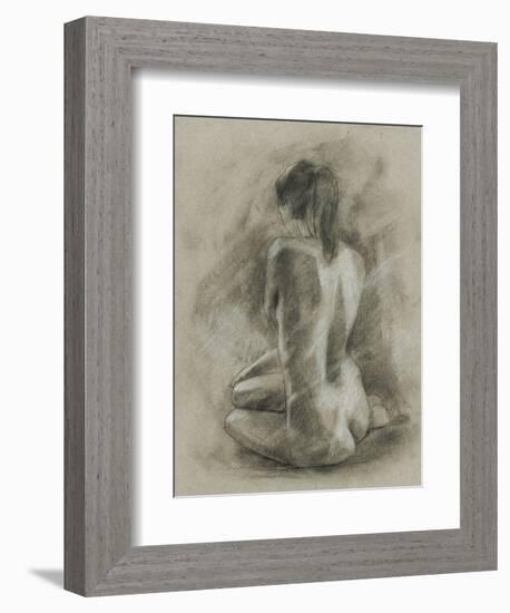 Charcoal Figure Study II-Ethan Harper-Framed Art Print