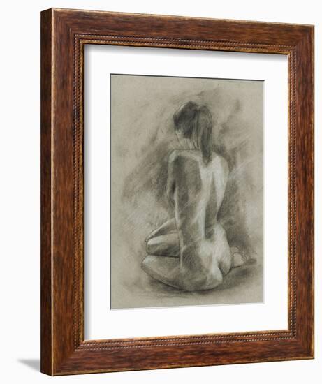 Charcoal Figure Study II-Ethan Harper-Framed Art Print