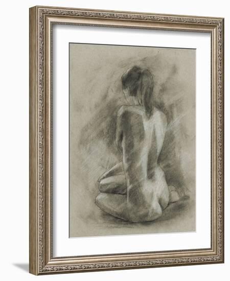 Charcoal Figure Study II-Ethan Harper-Framed Art Print