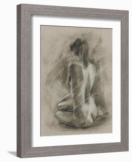 Charcoal Figure Study II-Ethan Harper-Framed Art Print