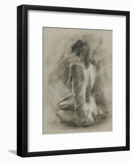 Charcoal Figure Study II-Ethan Harper-Framed Art Print