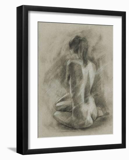 Charcoal Figure Study II-Ethan Harper-Framed Art Print