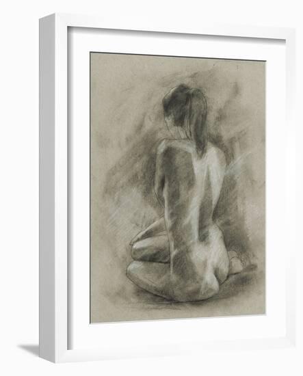 Charcoal Figure Study II-Ethan Harper-Framed Art Print