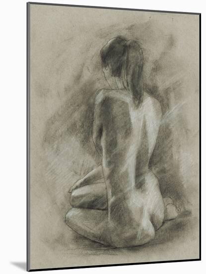 Charcoal Figure Study II-Ethan Harper-Mounted Art Print