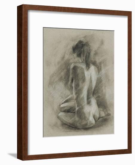 Charcoal Figure Study II-Ethan Harper-Framed Art Print