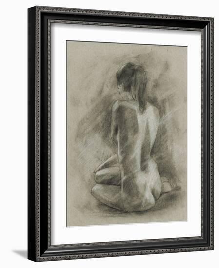 Charcoal Figure Study II-Ethan Harper-Framed Art Print