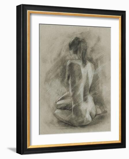 Charcoal Figure Study II-Ethan Harper-Framed Art Print