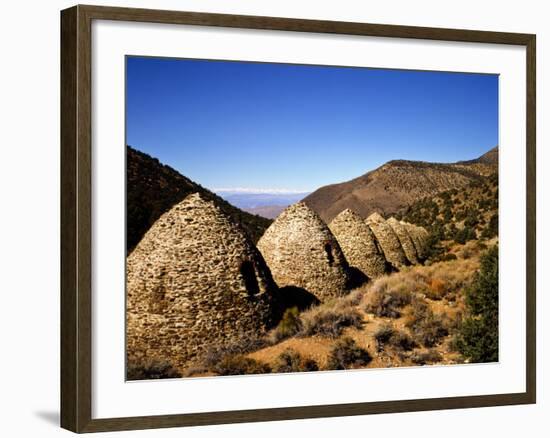 Charcoal Kilns Near Telescope Peak in the Panamint Mountains, Death Valley National Park, CA-Bernard Friel-Framed Photographic Print