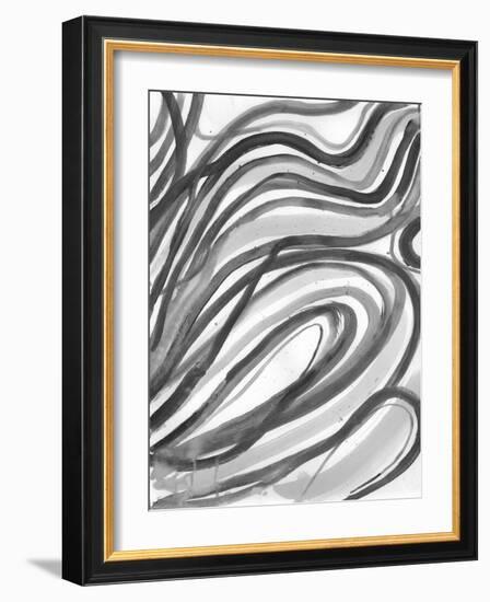 Charcoal Ripples 2-Smith Haynes-Framed Art Print