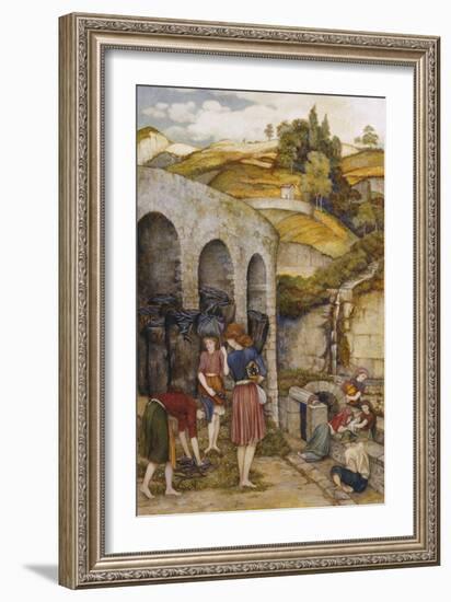 Charcoal Thieves-John Roddam Spencer Stanhope-Framed Giclee Print