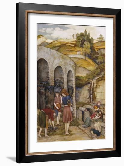 Charcoal Thieves-John Roddam Spencer Stanhope-Framed Giclee Print