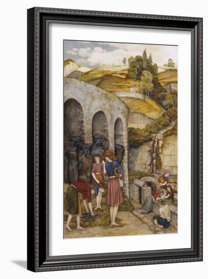 Charcoal Thieves-John Roddam Spencer Stanhope-Framed Giclee Print