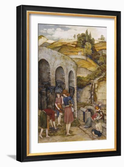 Charcoal Thieves-John Roddam Spencer Stanhope-Framed Giclee Print