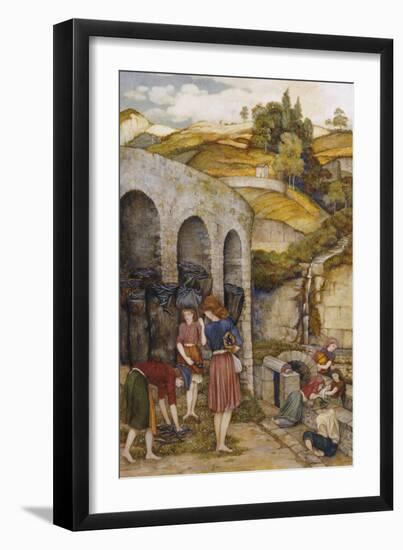 Charcoal Thieves-John Roddam Spencer Stanhope-Framed Giclee Print