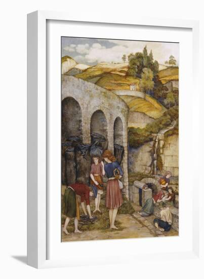 Charcoal Thieves-John Roddam Spencer Stanhope-Framed Giclee Print