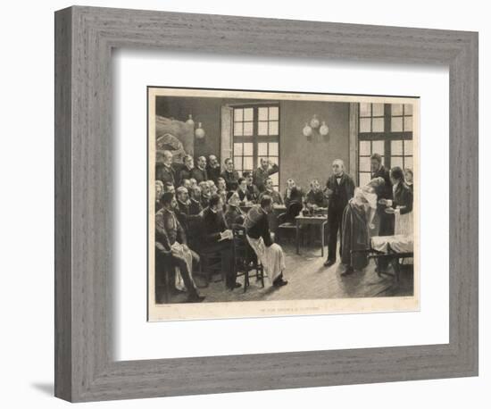 Charcot and Asylum Patient-A. Lurat-Framed Art Print