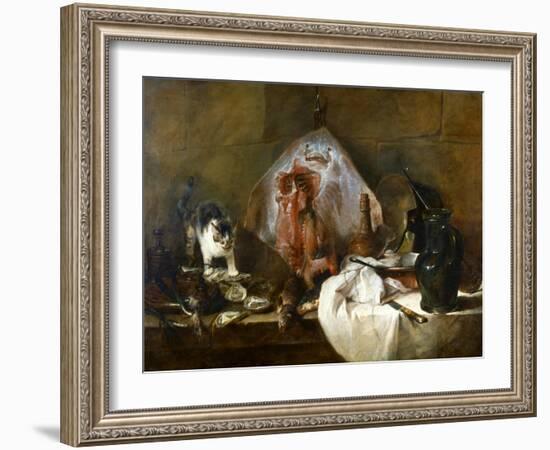 Chardin: The Skate-Jean-Baptiste Simeon Chardin-Framed Giclee Print