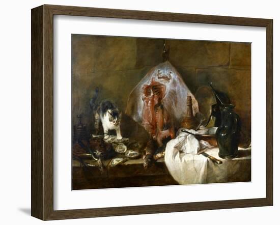 Chardin: The Skate-Jean-Baptiste Simeon Chardin-Framed Giclee Print