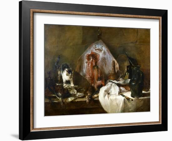 Chardin: The Skate-Jean-Baptiste Simeon Chardin-Framed Giclee Print