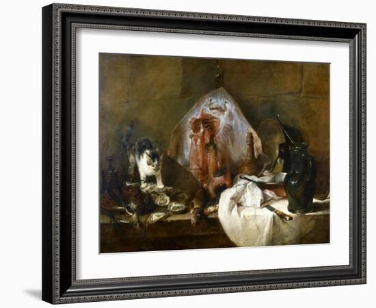 Chardin: The Skate-Jean-Baptiste Simeon Chardin-Framed Giclee Print