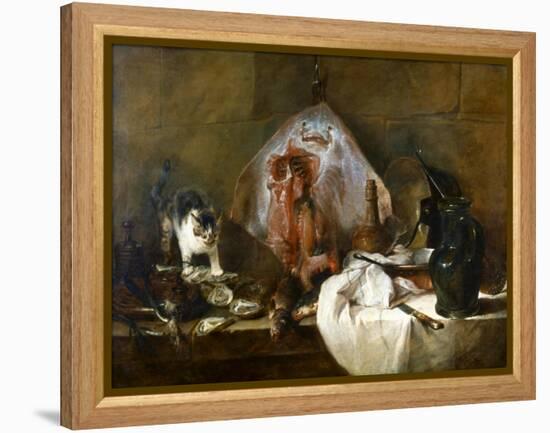 Chardin: The Skate-Jean-Baptiste Simeon Chardin-Framed Premier Image Canvas