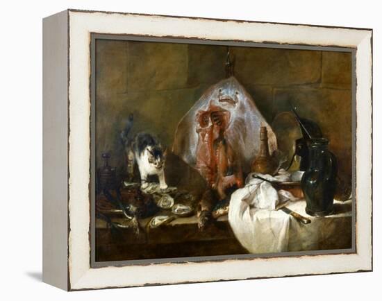 Chardin: The Skate-Jean-Baptiste Simeon Chardin-Framed Premier Image Canvas