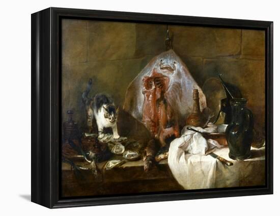 Chardin: The Skate-Jean-Baptiste Simeon Chardin-Framed Premier Image Canvas