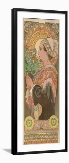 Chardon De Greves (Thistle), Ca. 1901-Alphonse Mucha-Framed Giclee Print