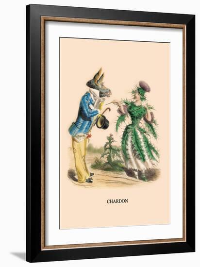 Chardon-J.J. Grandville-Framed Art Print