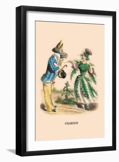 Chardon-J.J. Grandville-Framed Art Print