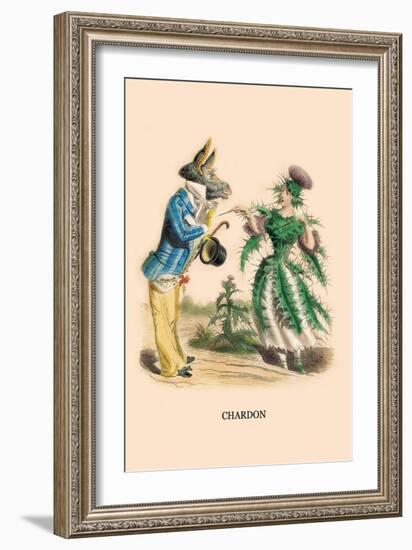 Chardon-J.J. Grandville-Framed Art Print