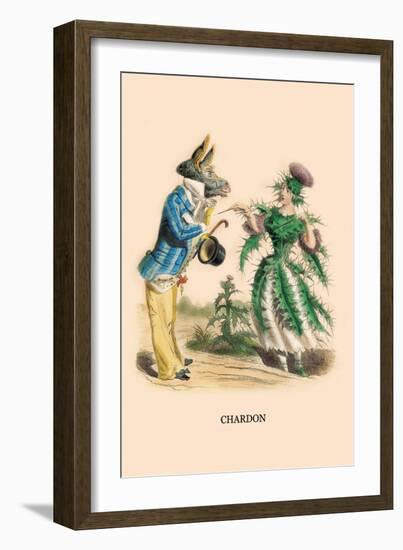 Chardon-J.J. Grandville-Framed Art Print