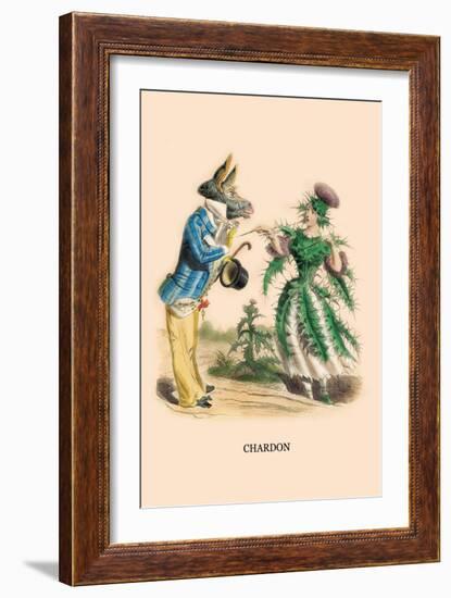 Chardon-J.J. Grandville-Framed Art Print