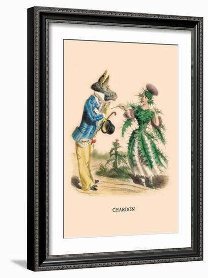 Chardon-J.J. Grandville-Framed Art Print