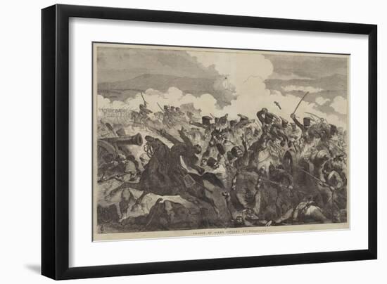 Charge of Light Cavalry, at Balaclava-Sir John Gilbert-Framed Giclee Print