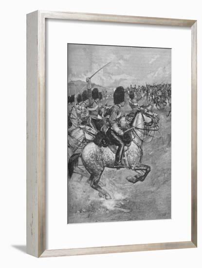 Charge of the Heavy Brigade at the Battle of Balaclava, 1854 (1906)-Unknown-Framed Giclee Print