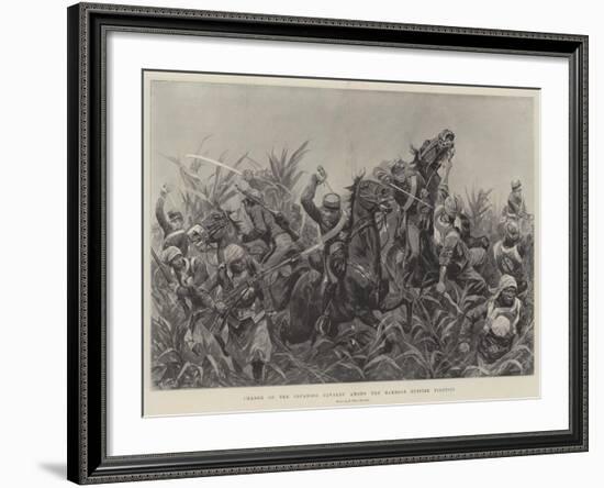 Charge of the Japanese Cavalry Among the Bamboos Outside Tientsin-Richard Caton Woodville II-Framed Giclee Print