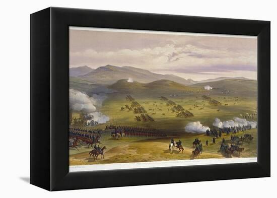 Charge of the Light Cavalry Brigade, October 25th 1854, Detail of Artillery, from 'The Seat of…-William 'Crimea' Simpson-Framed Premier Image Canvas