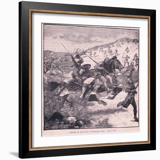 Charge of the Scots at Homildon Hill Ad 1402-Walter Paget-Framed Giclee Print