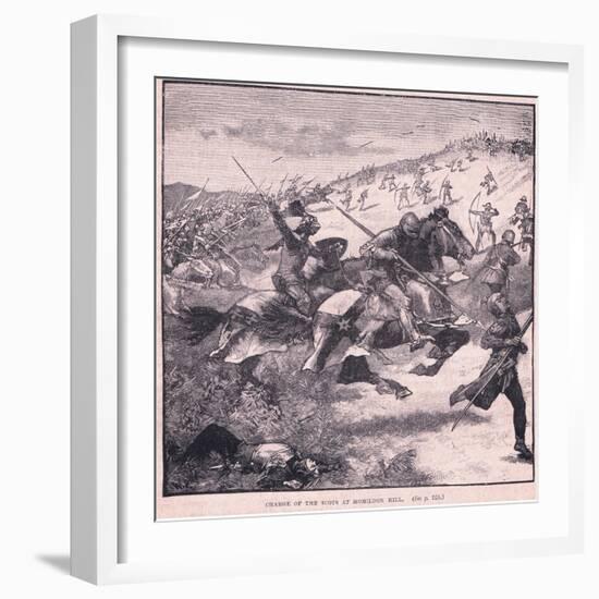 Charge of the Scots at Homildon Hill Ad 1402-Walter Paget-Framed Giclee Print