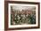 Charge of the Scots Greys at Waterloo-Richard Caton Woodville-Framed Giclee Print