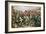 Charge of the Scots Greys at Waterloo-Richard Caton Woodville-Framed Giclee Print