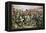 Charge of the Scots Greys at Waterloo-Richard Caton Woodville-Framed Premier Image Canvas