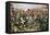 Charge of the Scots Greys at Waterloo-Richard Caton Woodville-Framed Premier Image Canvas