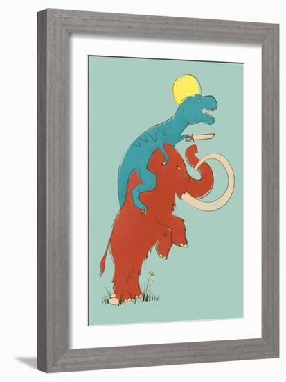 Charge!-Jay Fleck-Framed Art Print