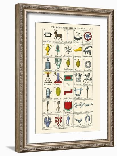 Charges and their Names-Hugh Clark-Framed Art Print