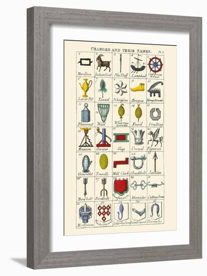 Charges and their Names-Hugh Clark-Framed Art Print